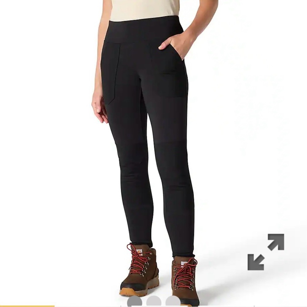 Carhartt Women’s Black Force Leggings, reinforced knees, 6 pockets